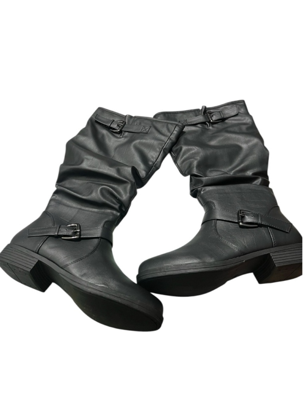 Journee collection black knee high boots - Picture 4 of 11